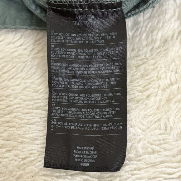 Volcom Full Zip Collared Jacket Mens Size Medium Green Skater Utility - Picture 3 of 11